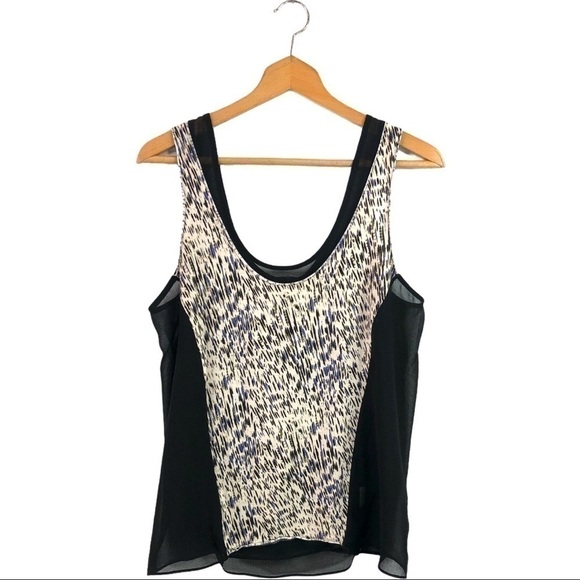 Urban Outfitters Tops - UO Silence + Noise - Print Sheer Tank Blouse - L